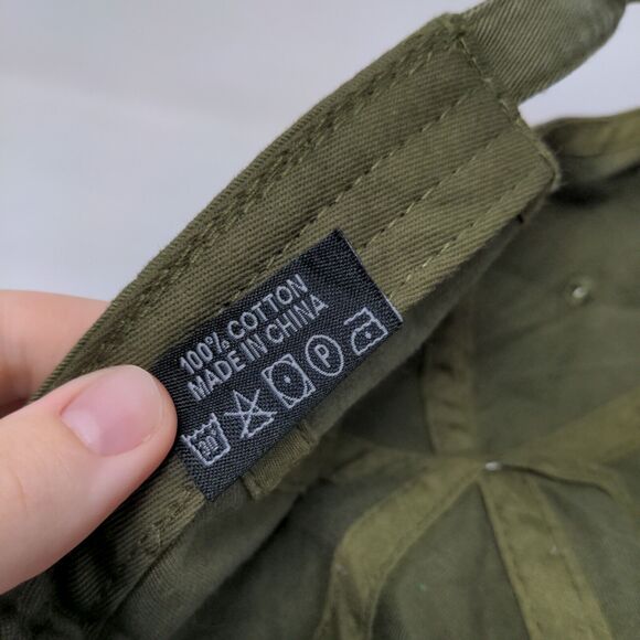 ChoKoLids Slideback Hat Green One Size Adjustable 6 Panel Blank W/Tags - Picture 8 of 8